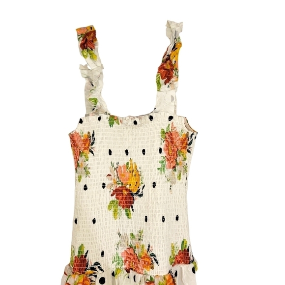 Farm Rio White Nanaju Midi Dress - Picture 4 of 12